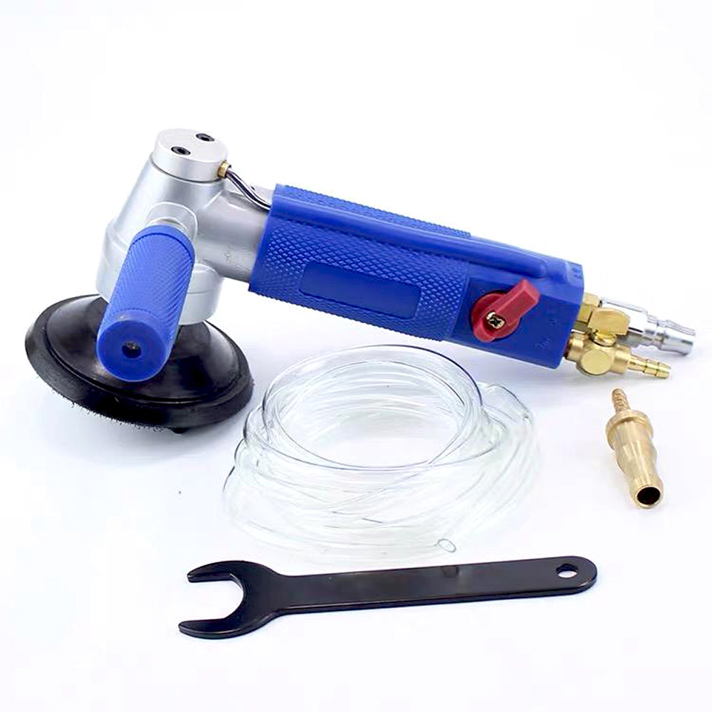 Air Grinder,3/4-Inch Air Wet Polisher With Rear Exhaust,Air-Powered Stone Polisher For Polishing & Grinding Stone,Tile etc