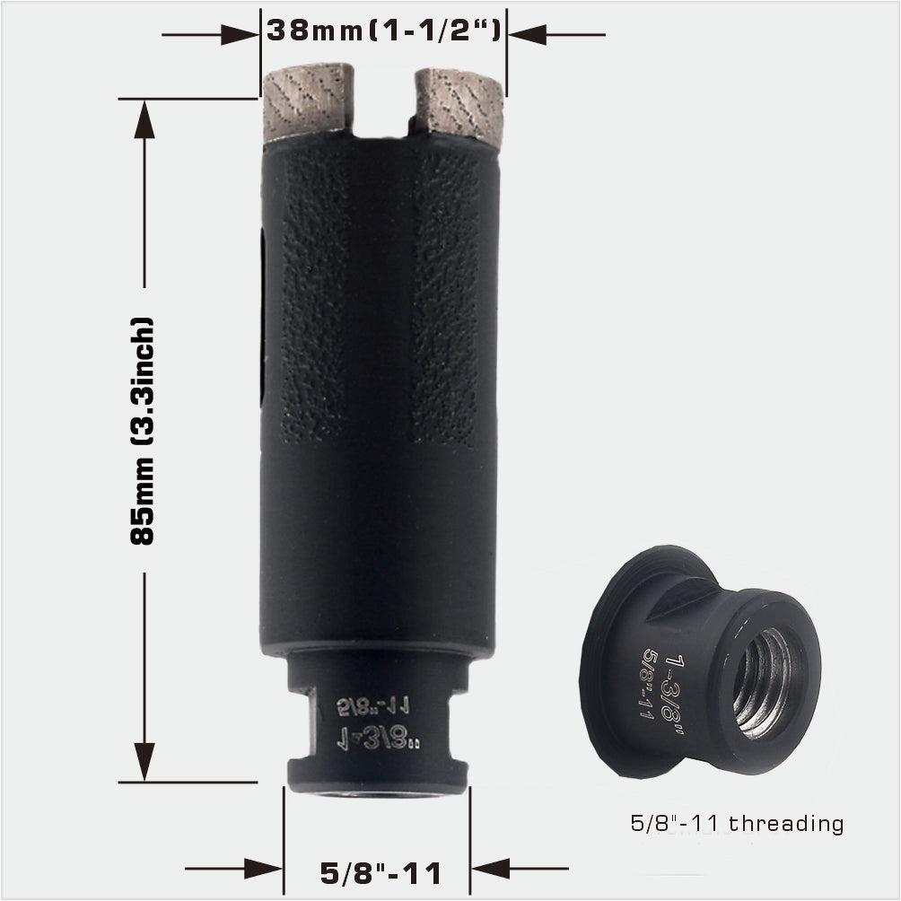 Dry Diamond Core Drill Bits Sintered Diamond Hole Opener Drill Bit For Marble Granite Ceramic Tile Etc