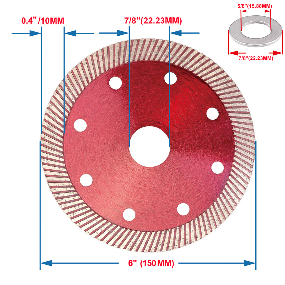 4.5 Inch Diamond Tile Knife Diamond Saw Blade for Cutting Porcelain Tile Granite Marble Ceramic