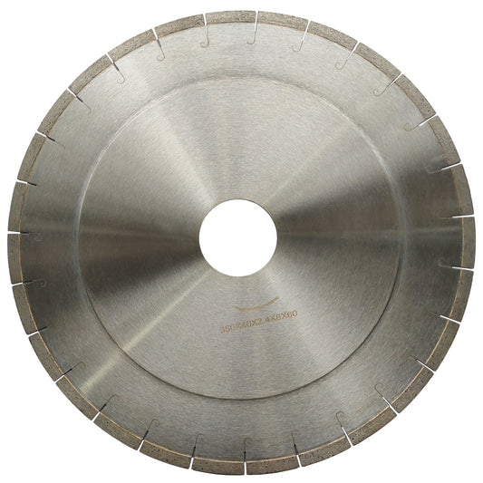 14 inch/350 mm Diamond Disc Circular Saw Blade Sinter Hot-Pressed Blade with Silent Cutting Slot for Marble,Ceramic Tile,Porcel