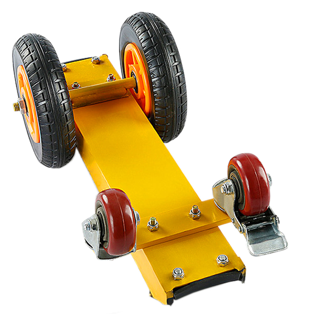 Customized 4 Wheels Self-locking Slab Dolly Hand Truck for Transport Moving Slab, Planks, Glass, Doors etc