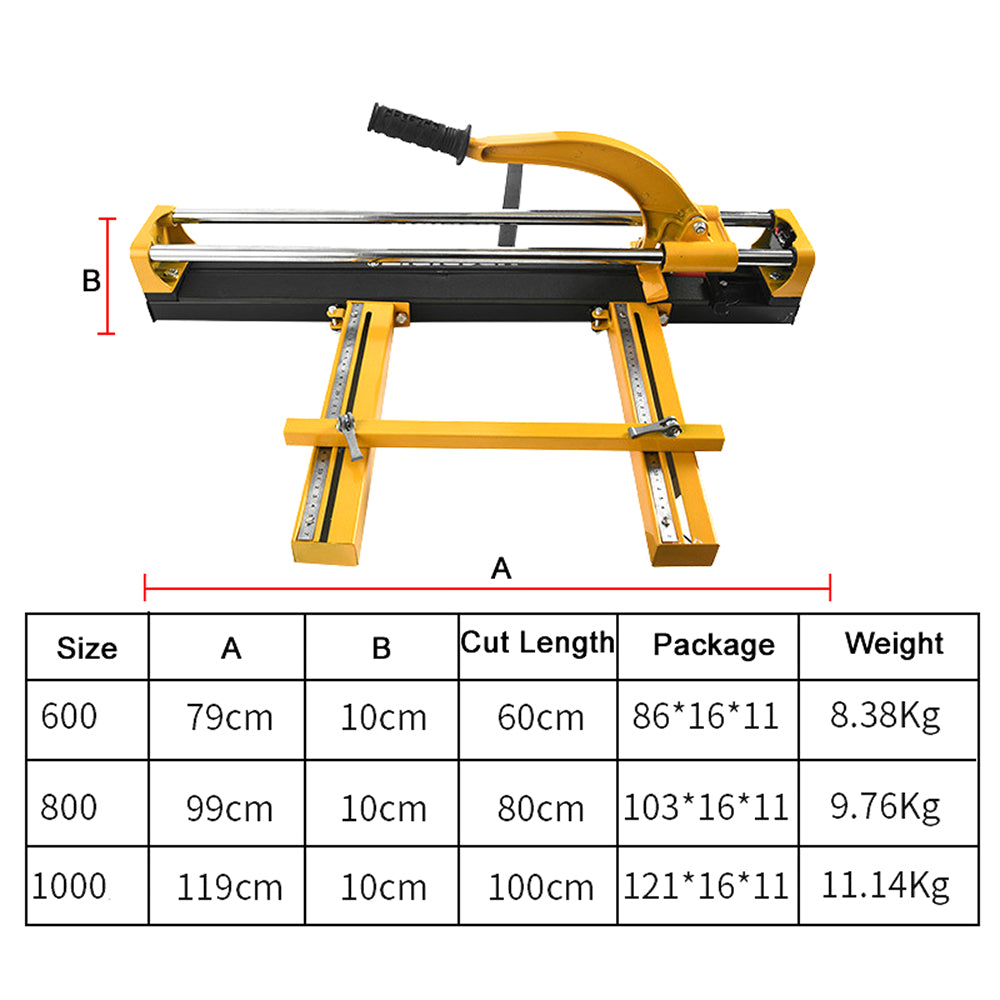 Stone Floor Tile Push Broach Machine Manual Edge Cutter For Porcelain and Ceramic Tiles