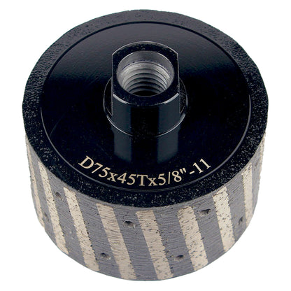 Diamond Drum Wheel Resin Filled Zero Tolerance Profiler Grinding for Granite,Marble,Concrete