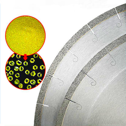 14 inch/350 mm Diamond Disc Circular Saw Blade Sinter Hot-Pressed Blade with Silent Cutting Slot for Marble,Ceramic Tile,Porcel