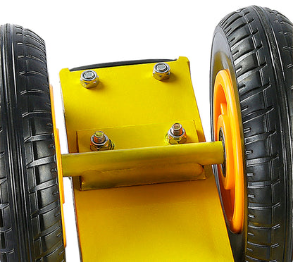 Customized 4 Wheels Self-locking Slab Dolly Hand Truck for Transport Moving Slab, Planks, Glass, Doors etc