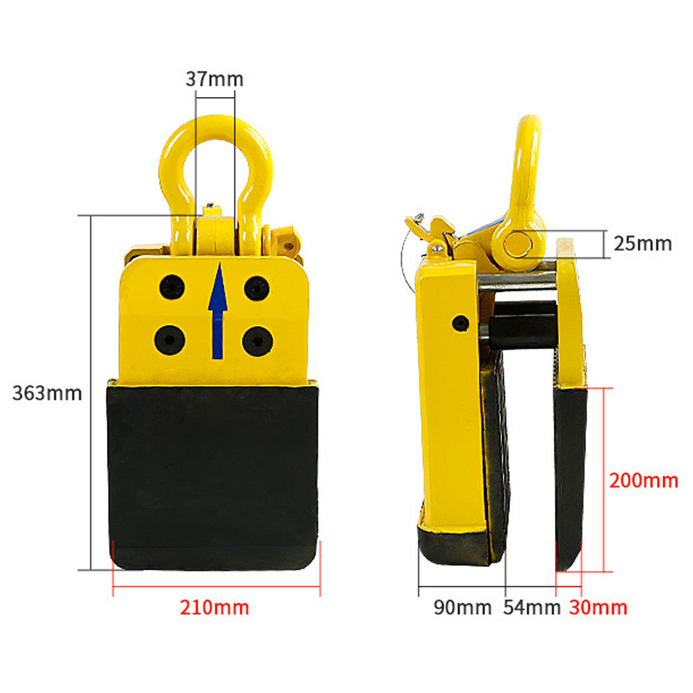 1000KGS Stone Big Slab Lifting Clamp Tools Slab Elevating Lifter Clamp For Granite ,Marble Stone Lifter