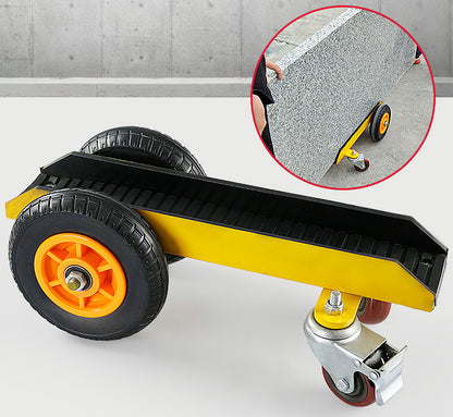 Customized 4 Wheels Self-locking Slab Dolly Hand Truck for Transport Moving Slab, Planks, Glass, Doors etc