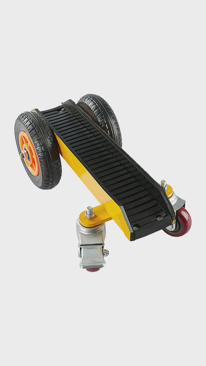 Customized 4 Wheels Self-locking Slab Dolly Hand Truck for Transport Moving Slab, Planks, Glass, Doors etc